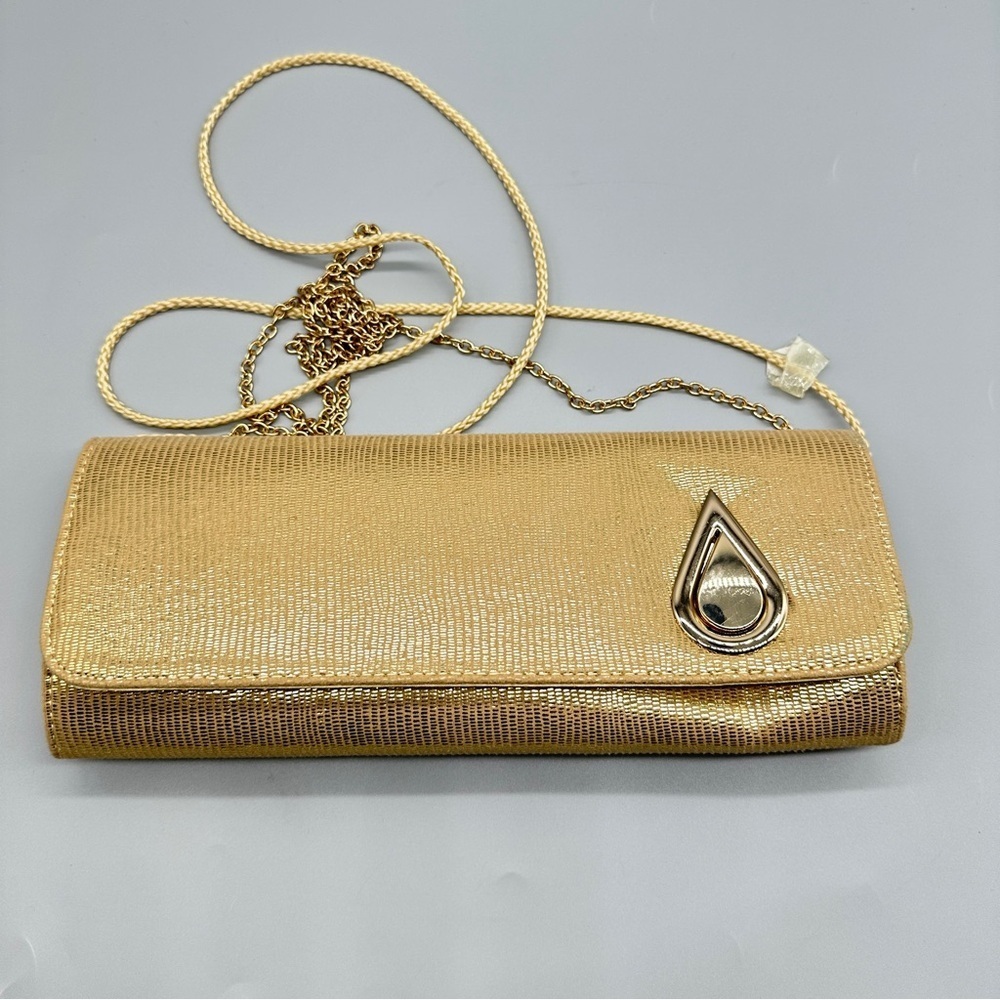Kate Landry Women’s Ivory Satin Clutch Closure Handbag